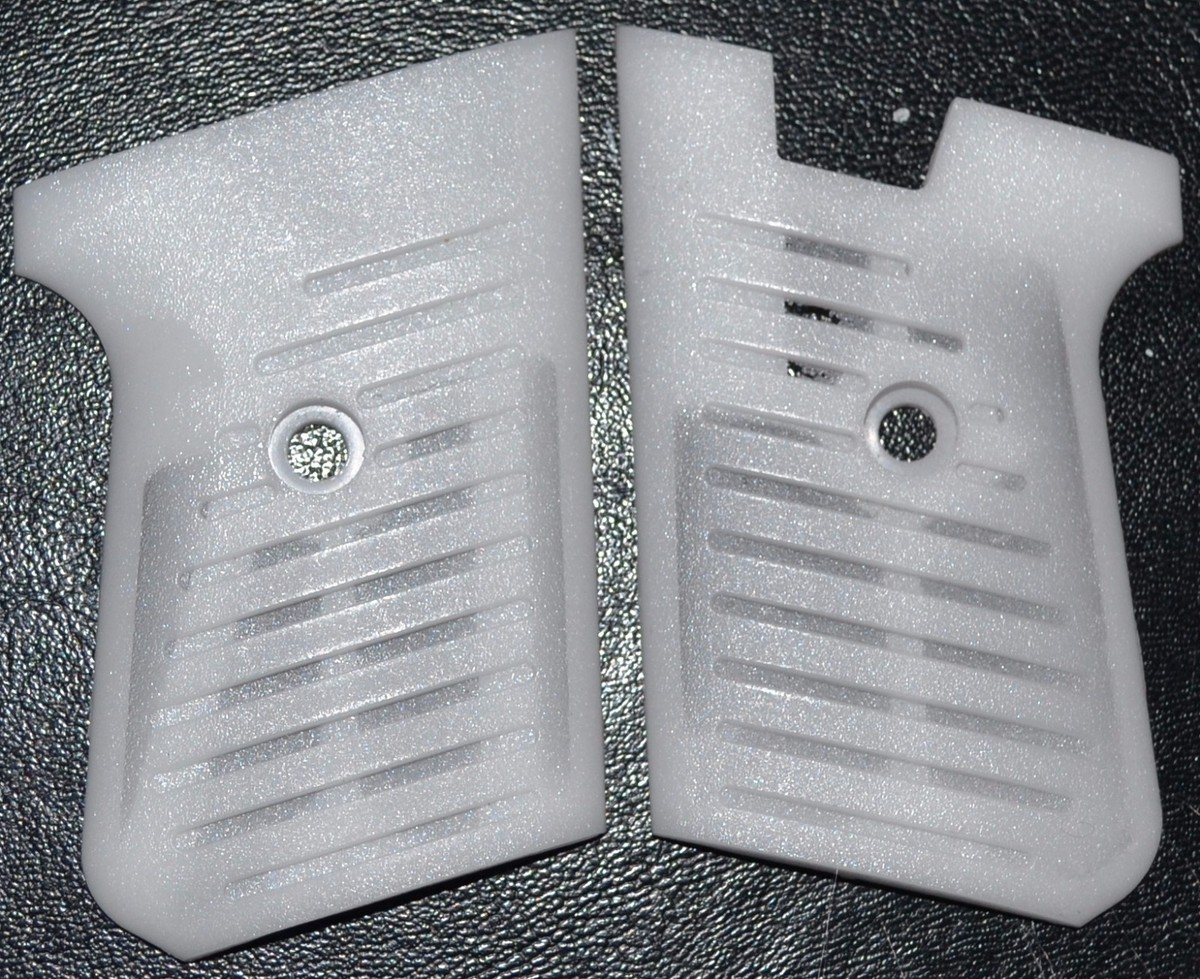 Jimenez, Bryco, Jennings, JA 22, 25 pistol grips pure white