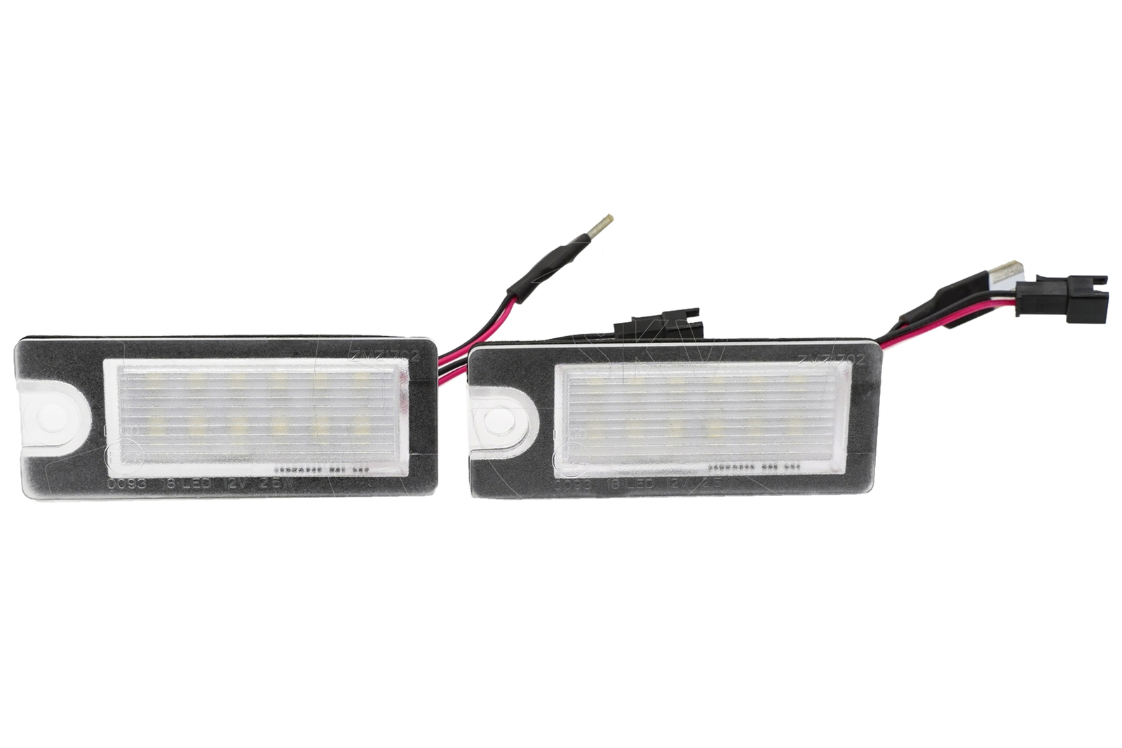 Éclairage de plaque LED pour Volvo S60 V70 XC90 immatriculation 9187153 blanc