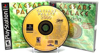 Caesars Palace 2000: Millennium Gold Edition (Sony PlayStation 1, 2000) CIB