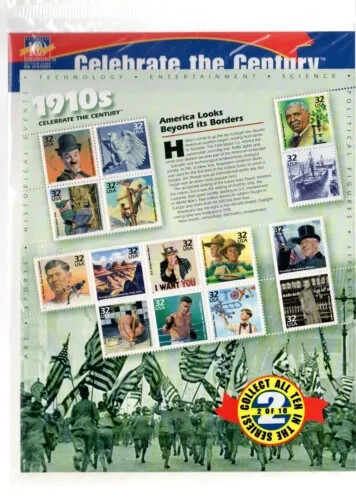 US stamps SC #'s 3182 & 3183 Celebrate the Century 1900's & 1910's MNH - Picture 2 of 2