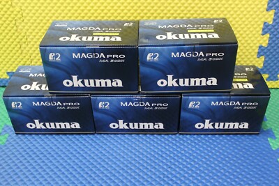 Okuma Magda Pro 2BB Line Counter Trolling Reel With Auto Trip MA 30DX 5-Pack