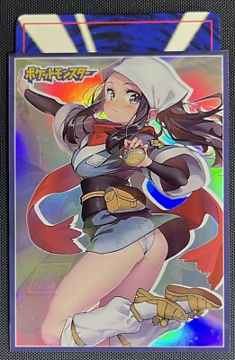 Akari - Pokemon Legends: Arceus Individual Card Sleeve Anime Doujin Waifu |  eBay