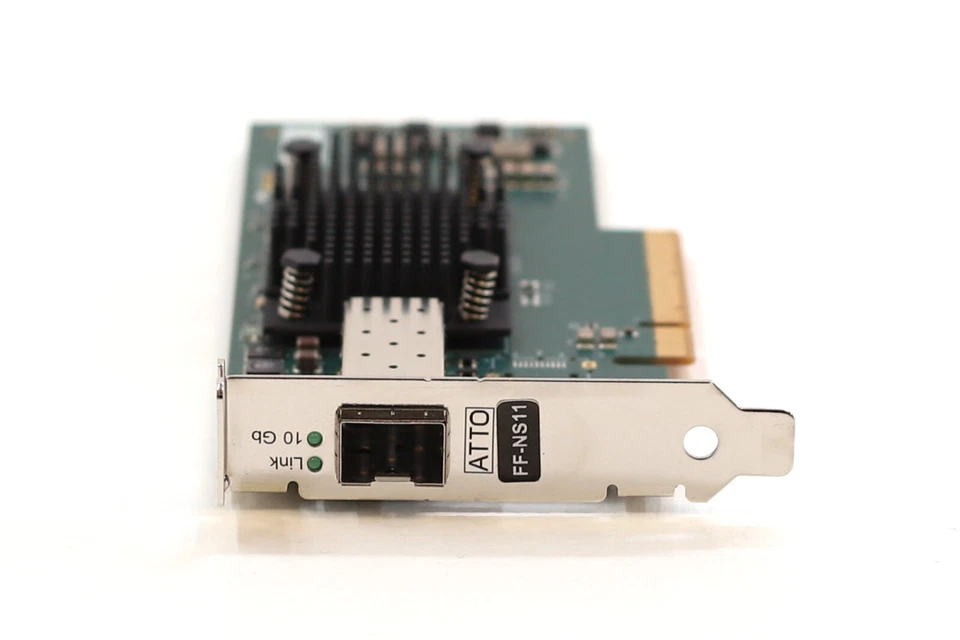 ATTO FastFrame NS11 Single-Port 10GbE PCIe x8 Network Adapter P/N:FF-NS11 Tested - Image 3 of 4
