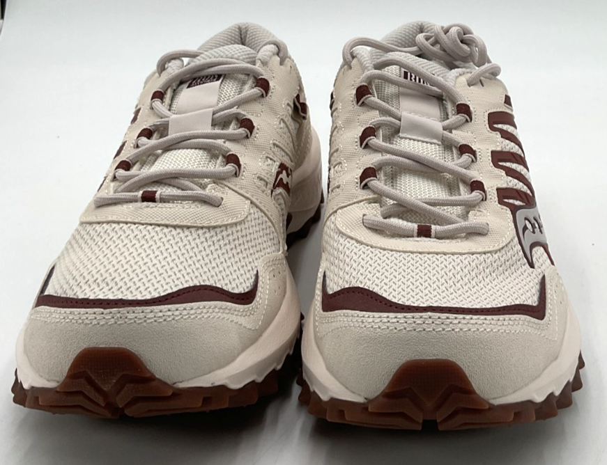 Saucony Grid Peak Trail Running Sneakers Sand/Burgundy Sable Men 11 M/EU 45 NWB Saucony Grid Peak Sand/ Burgundy – Purple Carpet Miami main image 2