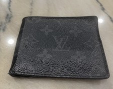 Louis Vuitton Monogram Canvas Eclipse Pince Graphite Black Multi Bifold Wallet