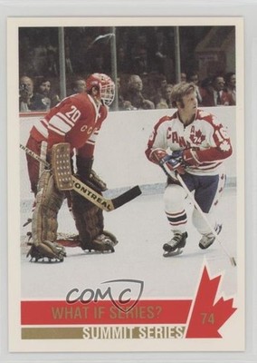 1992-93 Future Trends '76 Canada Cup Vladislav Tretiak Bobby Hull #110 HOF 1dm1