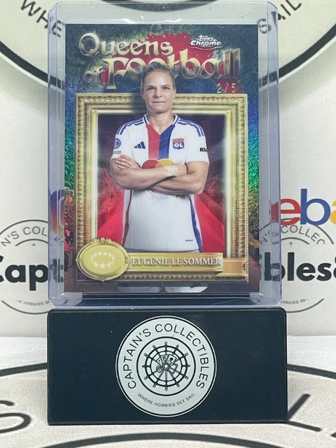 2024-25 Topps Chrome UEFA Women's Champions League - Eugenie Le Sommer QoF 02/05