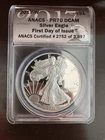 2017 U.S. Mint American Eagle 1 oz Silver Proof ANACS PR70 DCAM Dollar