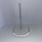 Vtg PYREX Glass 9 Cup Stem Pump 6” Tall 4.5” Base Percolator Coffee Replacement