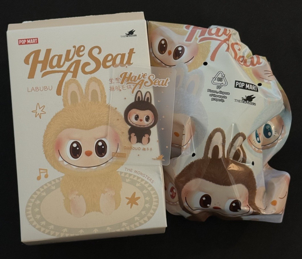 Authentic Pop Mart Labubu Have A Seat Secret Duoduo Brown US