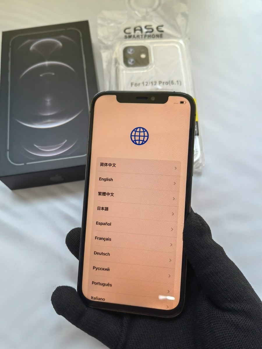 With face ID Apple iPhone 12 Pro -128GB/256GB -lots of