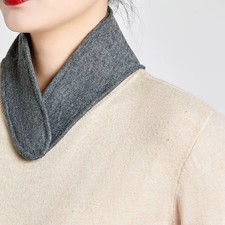 Pure Cotton Neck Protection Small Scarf for Men Women Collar Scarf in Air-condit