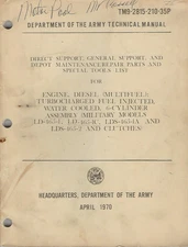 Historical book Engine, Diesel, Multifuel, 6 Cylinder, LD-465-1 series, Parts