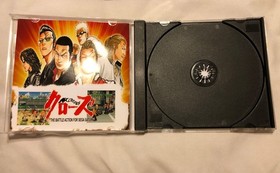 Sega Saturn Crows The Battle Action SS Reproduction Case, Manual, SpineCard