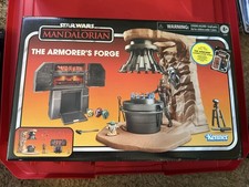 Star Wars The Mandalorian Armorer   s Forge Playset Vintage Collection