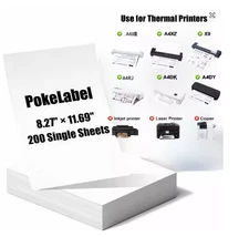 200 Sheets A4 Thermal Printing Paper Fast Dry Multi-Purpose for HZTZ Printers