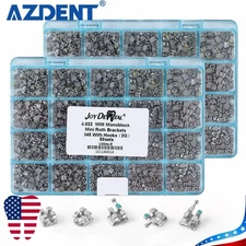 AZDENT Dental Ortho MIM Monoblack Brackets Brace MBT/Roth .022 mini 345 Hooks