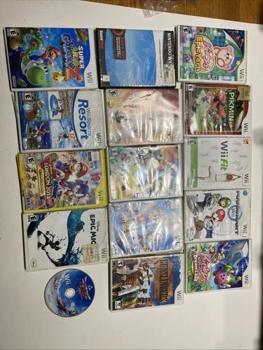 Wii Game Lot Mixed 15pcs