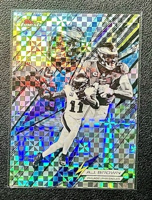 2025 Topps Finest - A.J. BROWN Power Kings X-Fractor #PK-4  Philadelphia Eagles