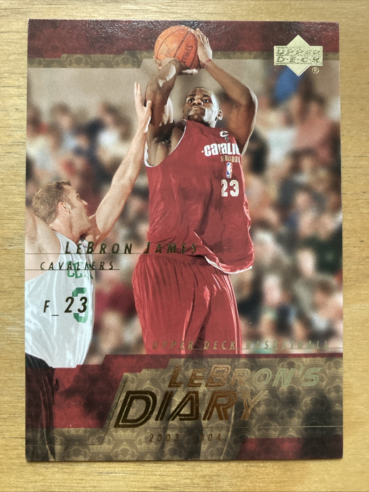 2003-04 Upper Deck LeBron James LeBron’s Diary #LJ7 Rookie RC Cavaliers