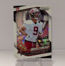 Panini 2025 Prizm Emeka Egbuka #351 Tampa Bay Buccaneers Rookie Disco Prizm