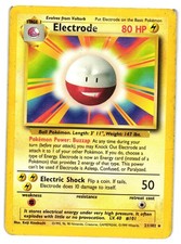 Pokemon TCG Electrode 21/102 Rare Base Set Unlimited DMG on eBay