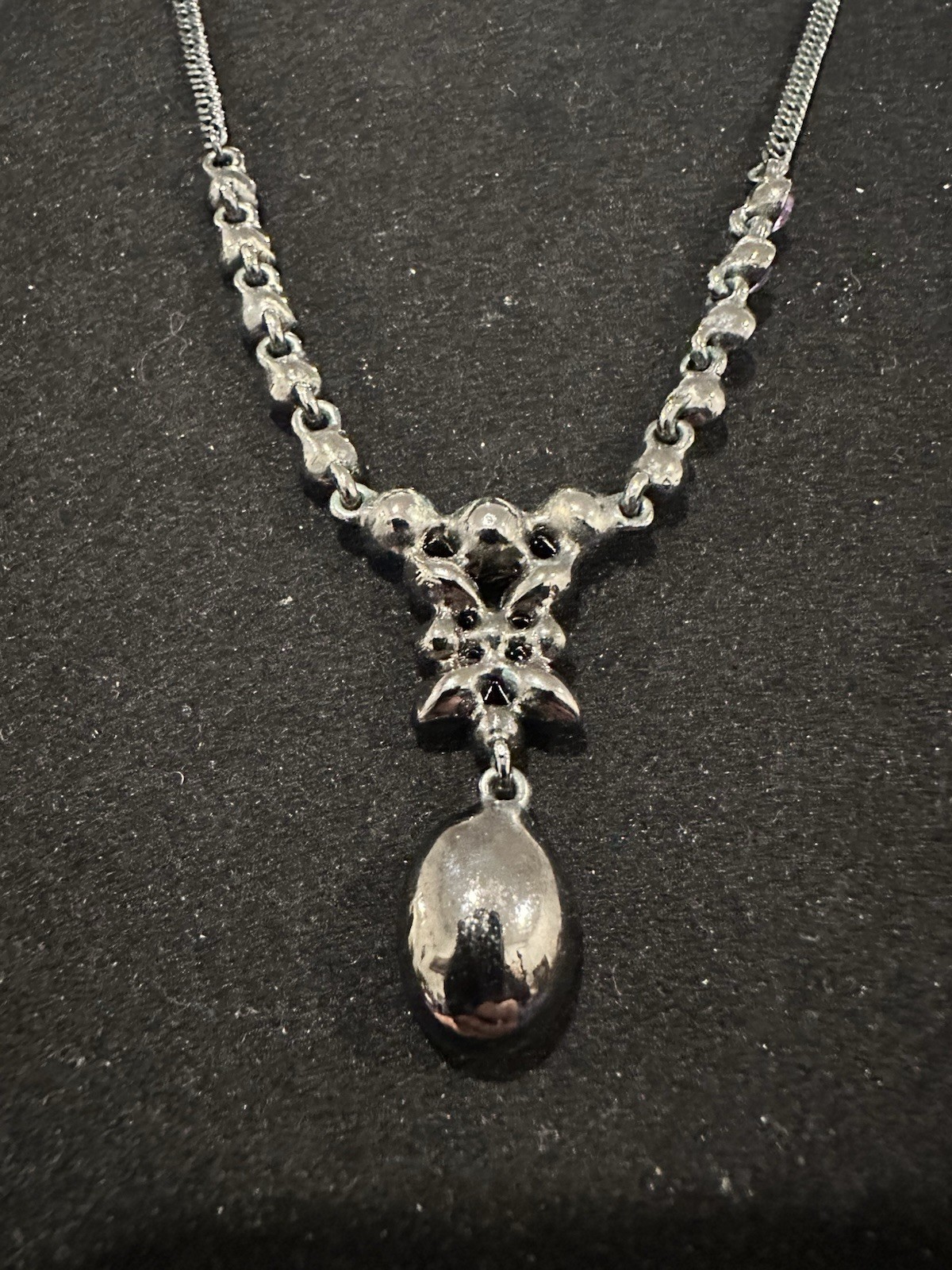 Givenchy Paris Multicolor Rhinestone Necklace Wit… - image 3