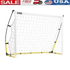 Portable Soccer Goal Quick Setup Durable Frame Heavy Duty Net Carrying Bag New