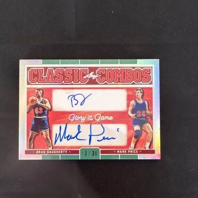 Leaf 2025 Classic Combos Glory of the Game Autographed Daugherty Price #CC-4 /30