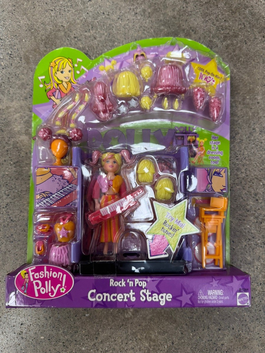 Mattel - Polly Pocket Fashion Rock 'N Pop Concert Stage with Polly