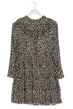 ZARA WOMAN Abito a maniche lunghe Donna Abito Taglia IT 40 nero-bianco sporco