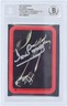 David Prowse Star Wars Autographed 1977 Topps Sticker #22 BA