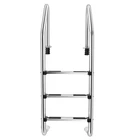 Stainless Steel 3-Step Swimming Pool Ladder In-Ground w/ Anti-Slip Step