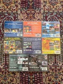 Sega Dreamcast 8 Game Sports Lot NFL NBA NHL UFC CIB Tested
