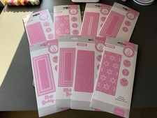 Tonic Studios 4 Slimline Layering Basic Dies And & 4 Slimline Background Dies