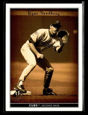 2002 SP Legendary Cuts #69 Ryne Sandberg Card Chicago Cubs