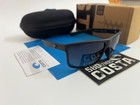 Costa Del Mar Men's Rinconcito Matte Black /Gray Mirror Polarized Sunglasses 580