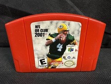 NFL QB Club 2001 (N64 2000) Authentic Cart. Tested + Working + Clean