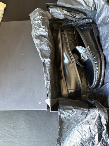 Dolce & Gabbana Logo Bit Black Leather Loafers. Size 7US - Picture 6 of 20