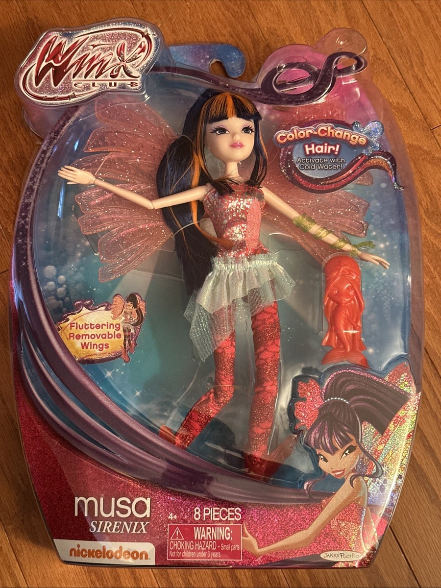 WINX CLUB SIRENIX DOLL (MUSA) COLOR-CHANGE HAIR ACTIVATE WITH COLD WATER!