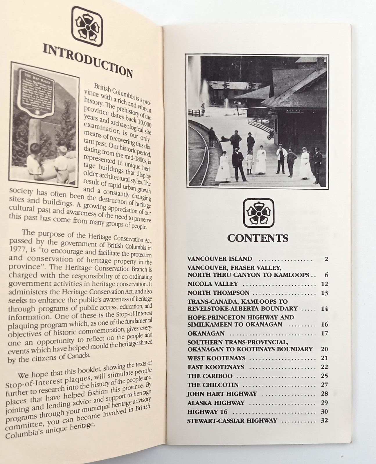 1980s British Columbia Canada Stop Of Interest Plaques Guide Travel Booklet VTG thumbnail 2