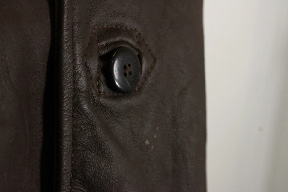 CWCW WW2 British Military Issue Leather Jerkin Vest Mens 38-40" Reenactment 40s - Image 4 of 4