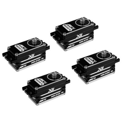 MKS Servo Combo 3x HBL650SL + 1x HBL680SL HV Digital Servo brushless low profile