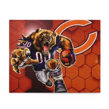 NFL Chicago Bears Football  Cartoon Puzzle 120-Piece 
