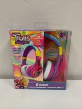 eKids DreamWorks Trolls Band Together Kids Wireless Headphones- New T3-07