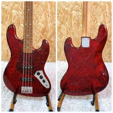 Basso elettrico Squier Jazz Japan Relic rosso 4 corde usato dal Giappone