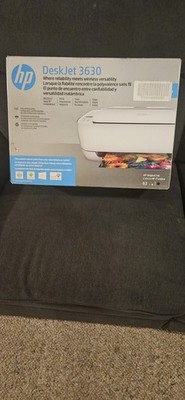 HP DeskJet 3630 All-In-One Inkjet Wireless Printer - Factory Sealed In Box