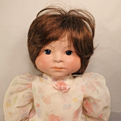 Porzellanpuppe (876) 16 Zoll (40 cm), Vintage, Made in England