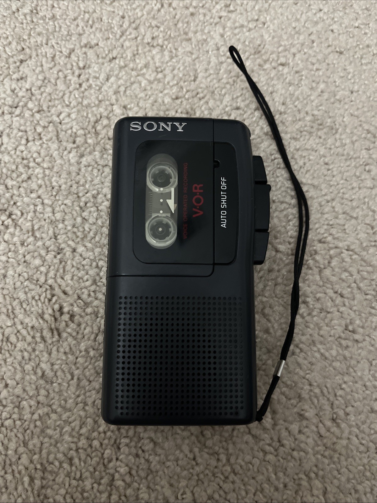 Vintage Sony M-507V Pressman Micro Cassette Voice Recorder VOR Tape Tested Works