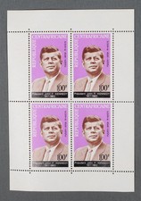 MayfairStamps Central Africa John F Kennedy Souvenir Sheet aax_83333